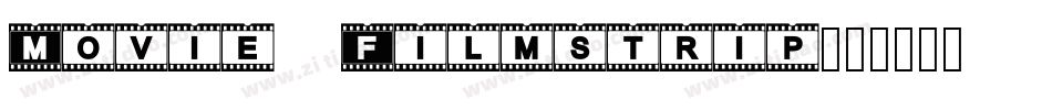 Movie Filmstrip字体转换